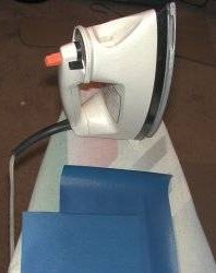 Standard iron to seal edges