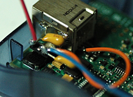 3.3V LDO Regulator soldered to USB jack