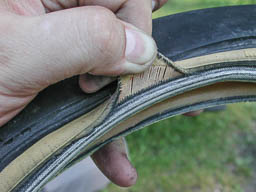 Hot rim caused tire separation