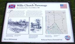 Willis Church Historical Plaque