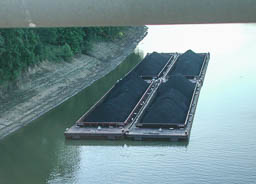 Coal barges