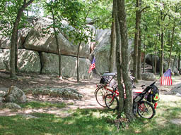 Bikes at Elephant Rock State Park