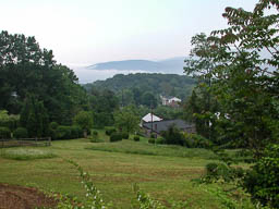 View off Afton mountain at edge of labyrinth